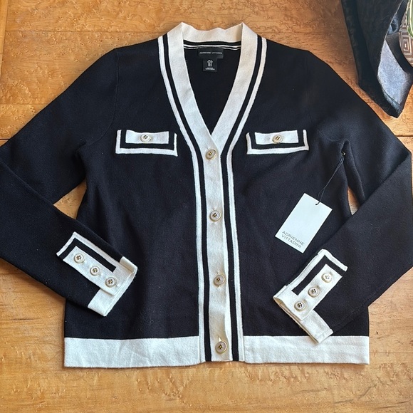 Adrienne Vittadini Sweaters - Brand new with tags Adrienne vittadiniBlack and White size small